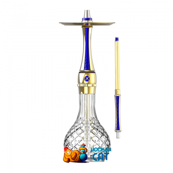 Заказать кальян Maxx Royal Ocean Gold (Макс Роял Синий Золотой) онлайн с доставкой по всей России - фото 1